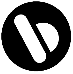 B logo
