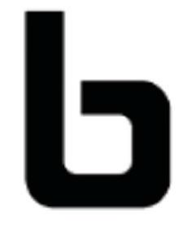 B logo