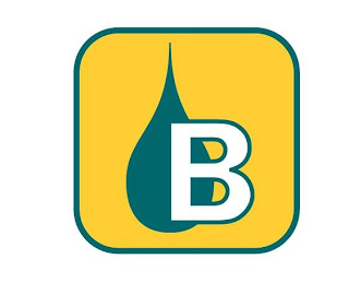 B logo