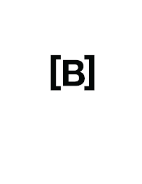 B logo