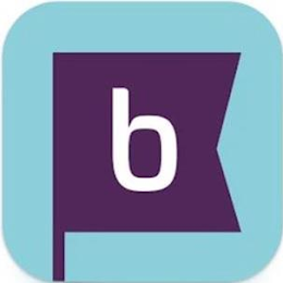 B logo