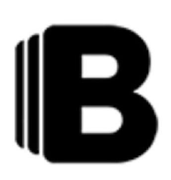 B logo