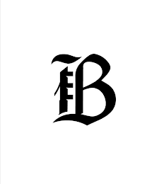 B logo