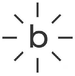 B logo