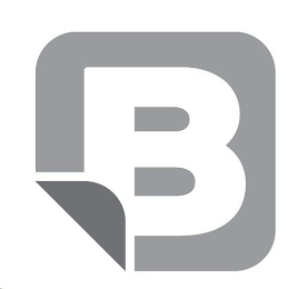 B logo