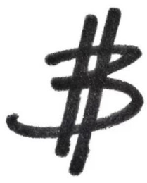 B logo