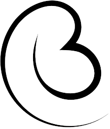 B logo