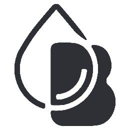 B logo
