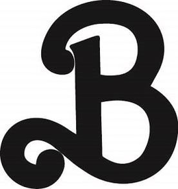 B logo