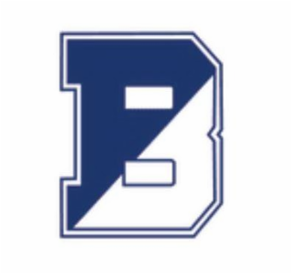 B logo