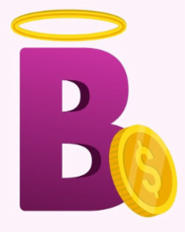 B logo