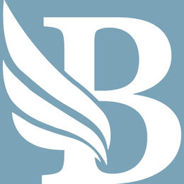 B logo