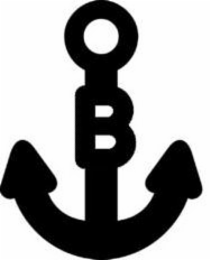 B logo