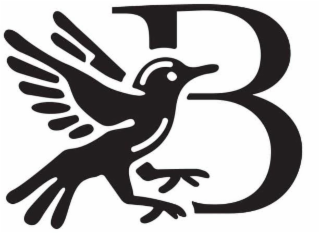 B logo
