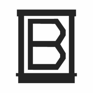 B logo