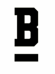 B logo
