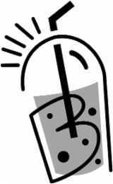 B logo