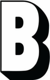 B logo