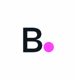 B logo