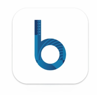 B logo