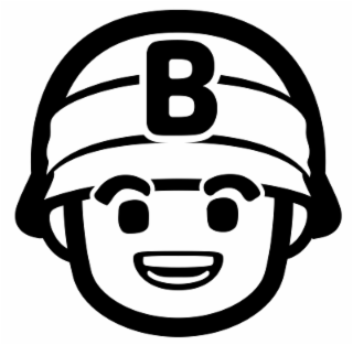 B logo