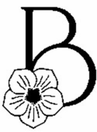 B logo