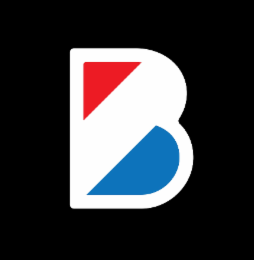 B logo