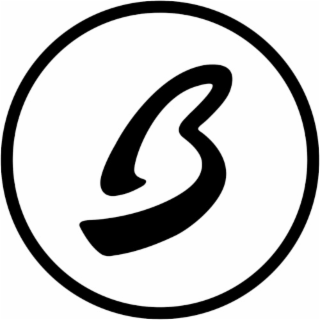 B logo