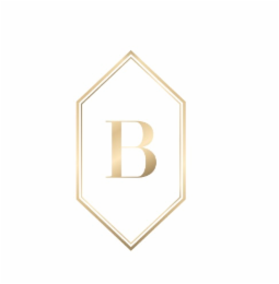 B logo