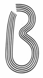 B logo
