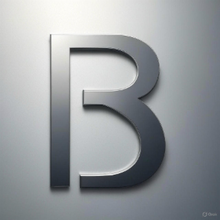 B logo