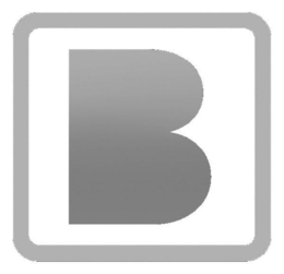 B logo