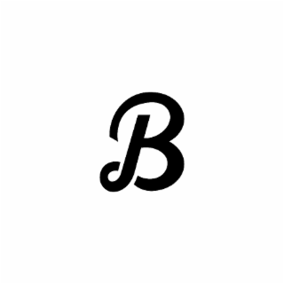 B logo