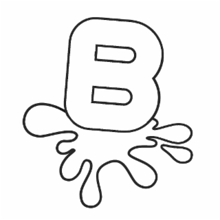 B logo