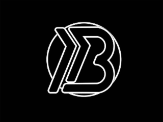 B logo