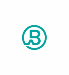 B logo