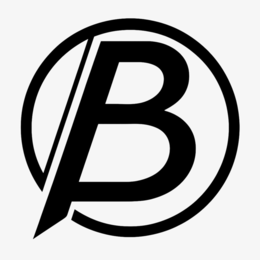 B logo