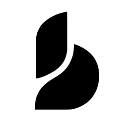 B logo