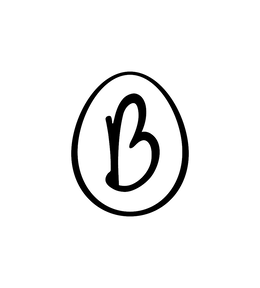 B logo