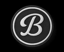 B logo
