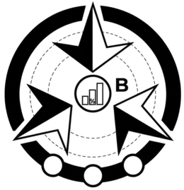 B logo