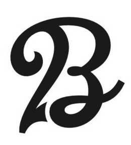 B logo
