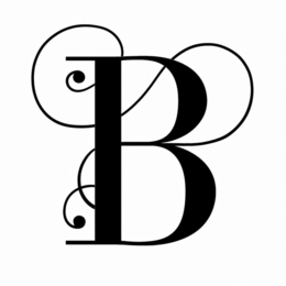 B logo