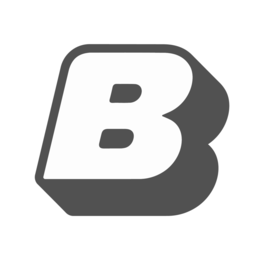 B logo