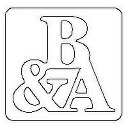 B & A logo