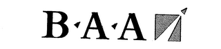 B A A logo