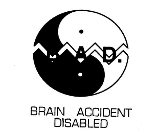 B A D BRAIN ACCIDENT DISABLED logo