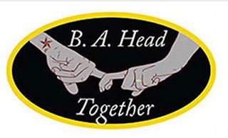 B. A. HEAD TOGETHER logo
