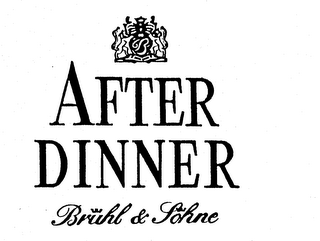 B AFTER DINNER BRUHL & SOHNE logo