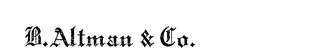 B. ALTMAN & CO logo